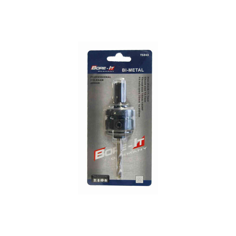 Bore-it - Hole Saw - Arbor 11.1mm - Hex Shank - 32-200mm - 2 Pack