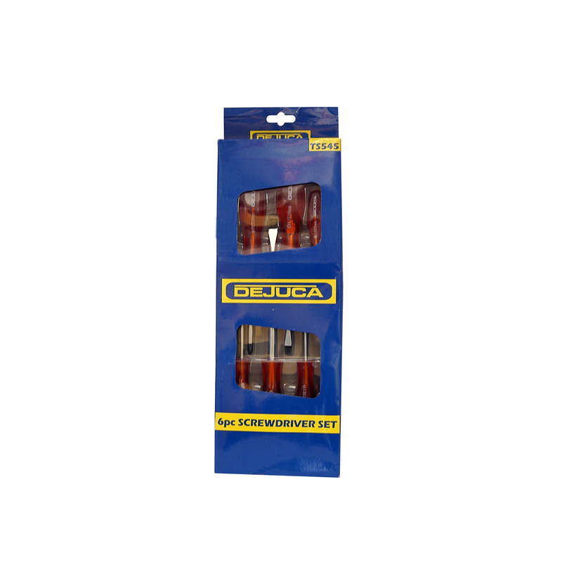 Dejuca - Screwdriver Set - Black Tip - 6/Piece - 2 Pack