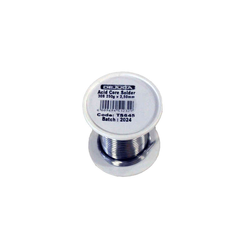 Dejuca - Acid Core Solder - 250g X 2.5mm - 2 Pack