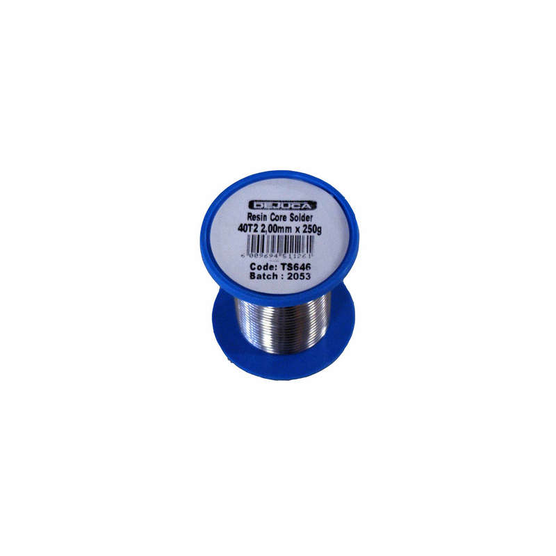 Dejuca - Resin Core Solder - 250g X 2.0mm - 2 Pack