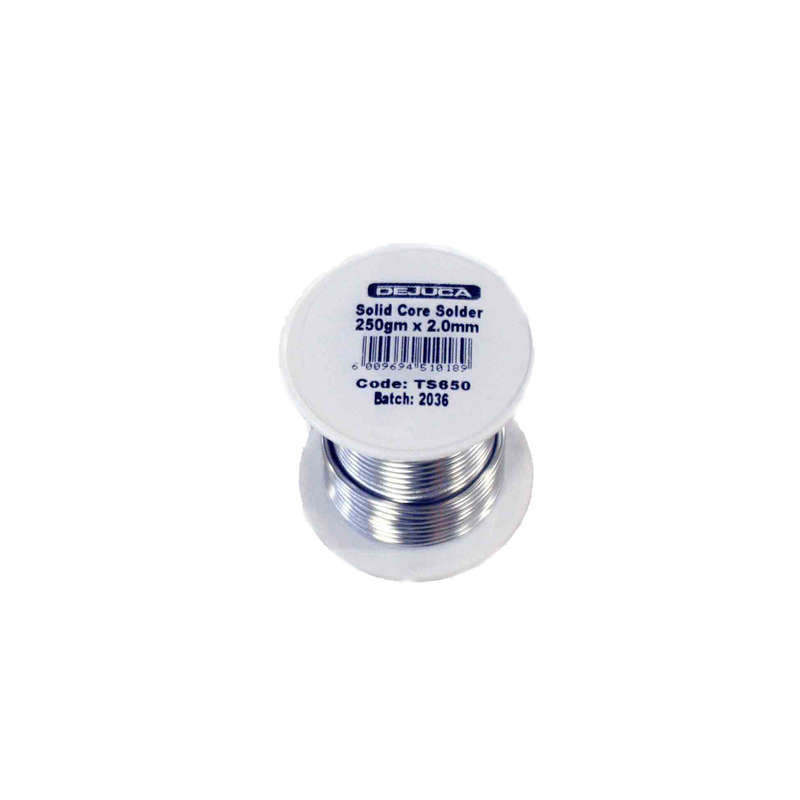 Dejuca - Solid Core Solder - 250g X 2.0mm - 97/3 - 2 Pack