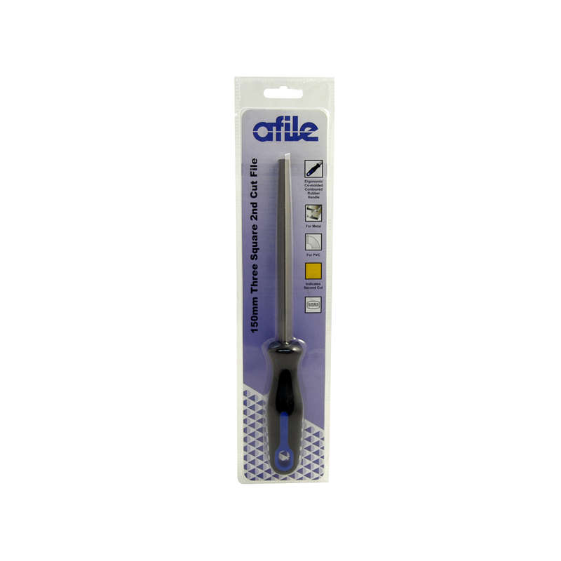 Afile - Three Square - 2nd Cut - Handled - 200mm