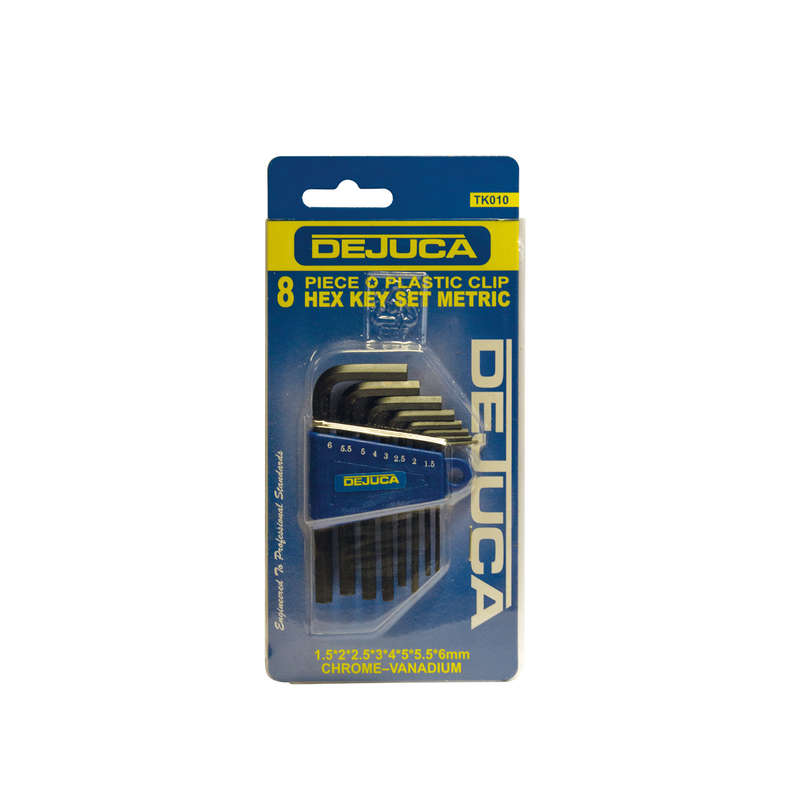 Dejuca - Allen Key Set - Metric - 1.5-6mm - 8/piece - 2 Pack