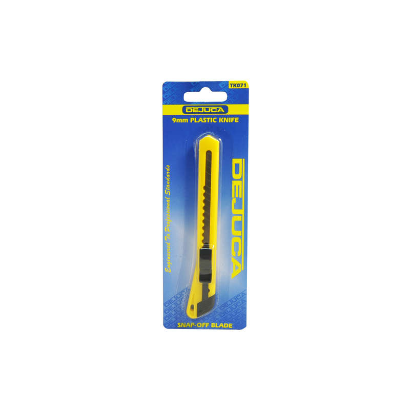 Dejuca - Knife - Snap-off Blade - Plastic - 9mm - 2 Pack