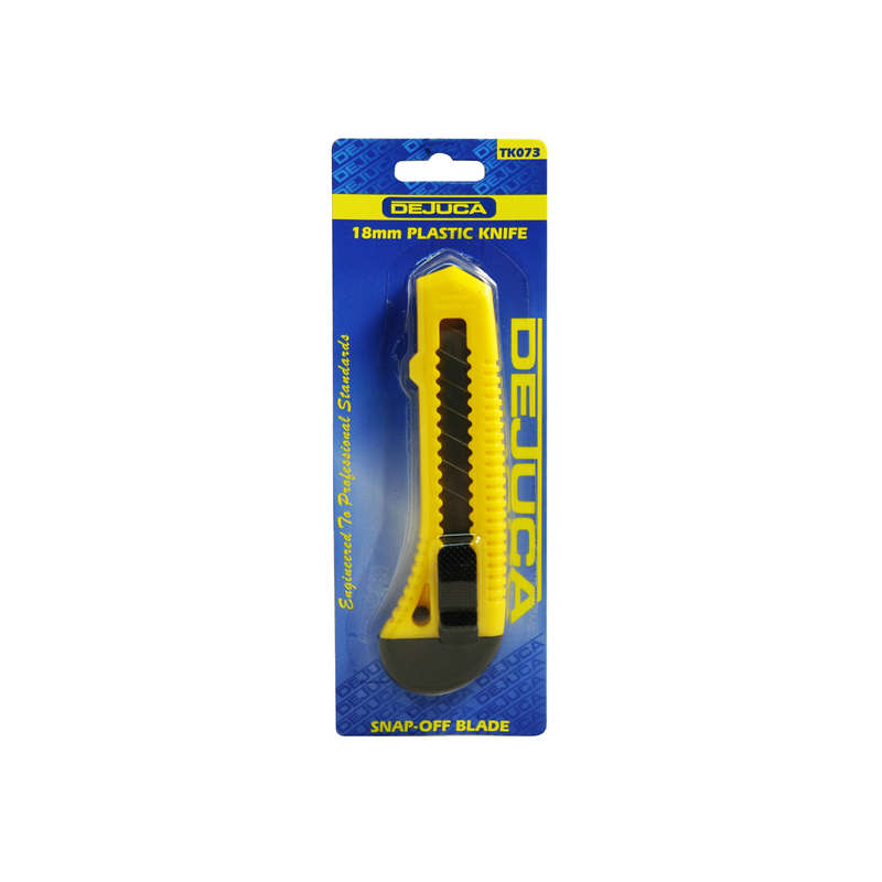 Dejuca - Knife - Snap-off Blade - Plastic - 18mm - 2 Pack