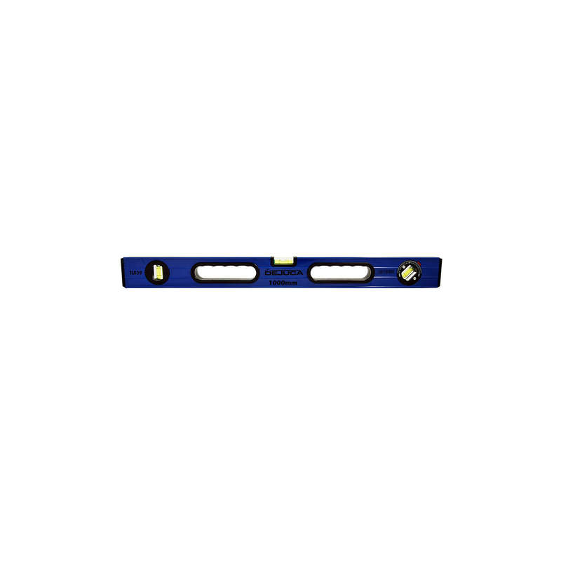 Dejuca - Spirit Level - Aluminum - 3 Vial - 2mm - 1000mm - 2 Pack