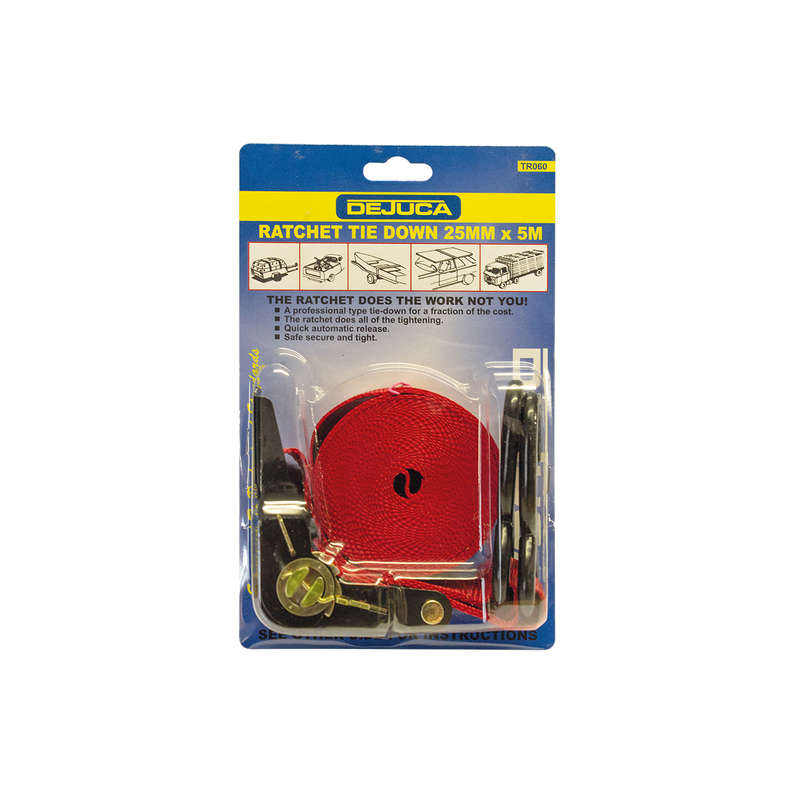 Dejuca - Ratchet Tie Down - 25mm X 5m