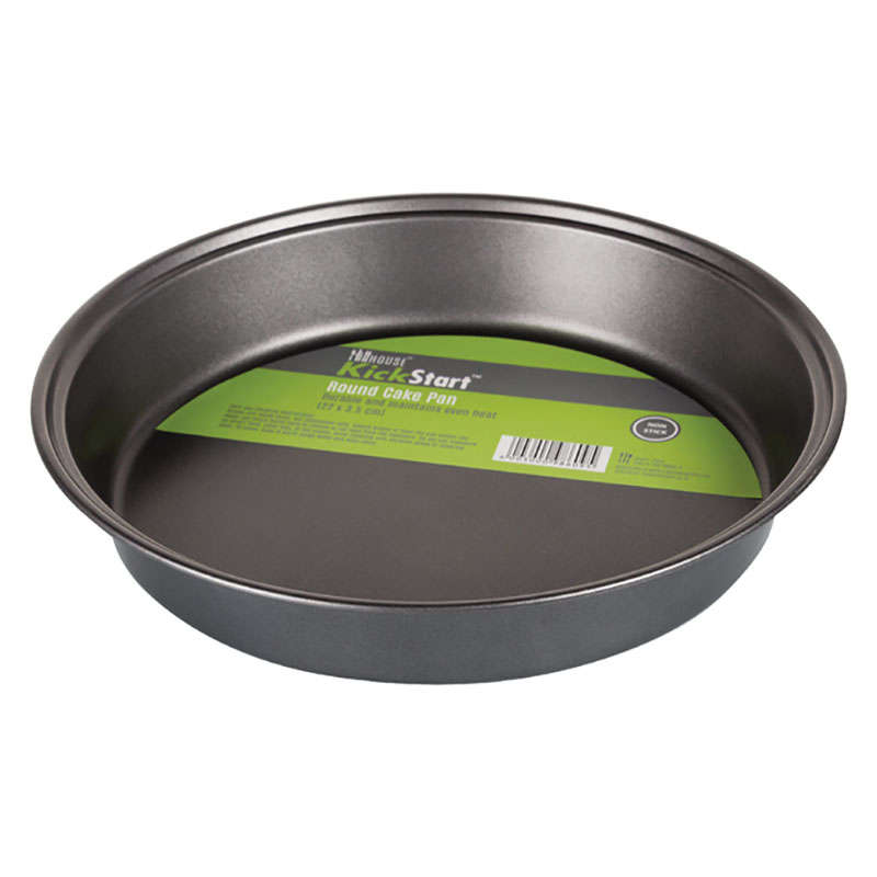 Cake Pan - Non-Stick - Round - Metal - 22 cm x 3.5 cm - 2 Pack