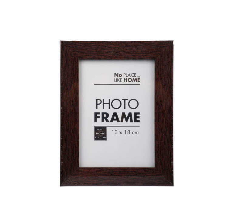 Picture Frame - Mahogany - Rectangular - Brown - 13cm x 18cm - 2 Pack