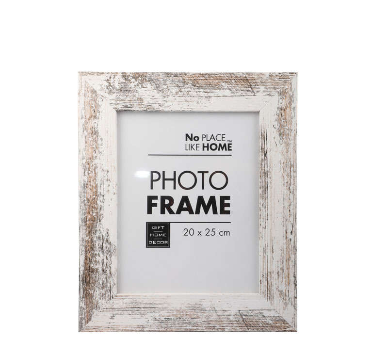 Picture Frame - Distressed White - 20 cm x 25 cm - 2 Pack