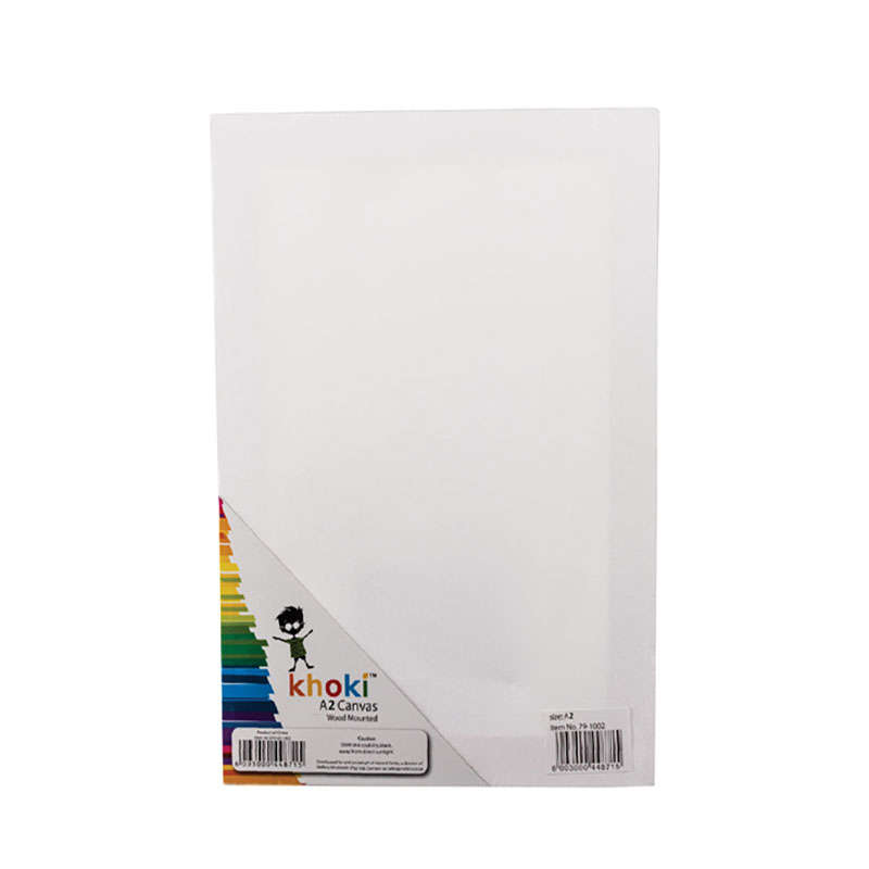 Canvas - Wood Mounted Frame - White - Size A2 - 2 Pack