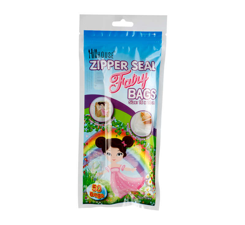 Sandwich Bag - 50 Piece - Zipper Seal - 16cm x 14cm - Disposable - 2 Pack
