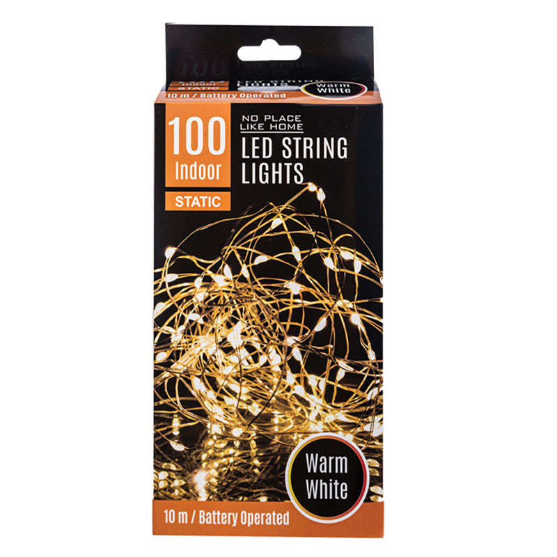 Fairy Light - LED 100 - Warm White - 10m - 2 Pack
