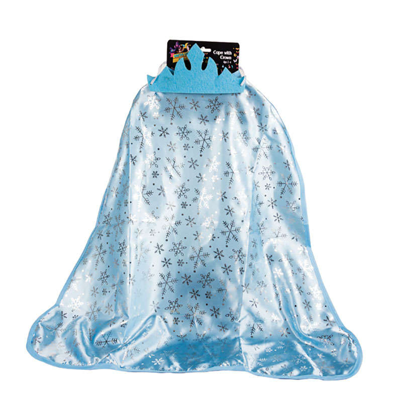 Kids Toys - Cape with Crown - 2 Piece - Blue - 2 Pack