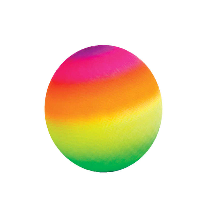 Ball - Textured - Rubber - Rainbow - 20cm - 2 Pack