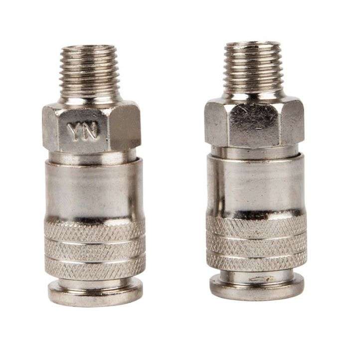 Rockworth - Coupler Quick To Male 1/4 Each