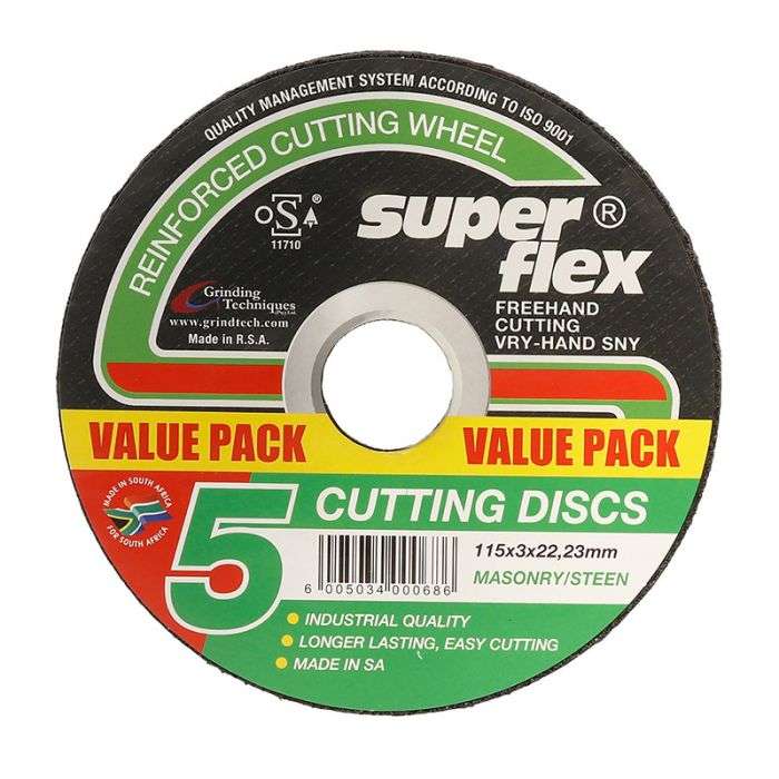 Superflex - Cutting Disc Multi Purpose 115mm 5Pack - 2 Pack