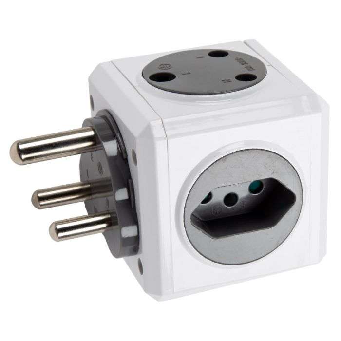 Selectrix - Multi Socket Cube Grey