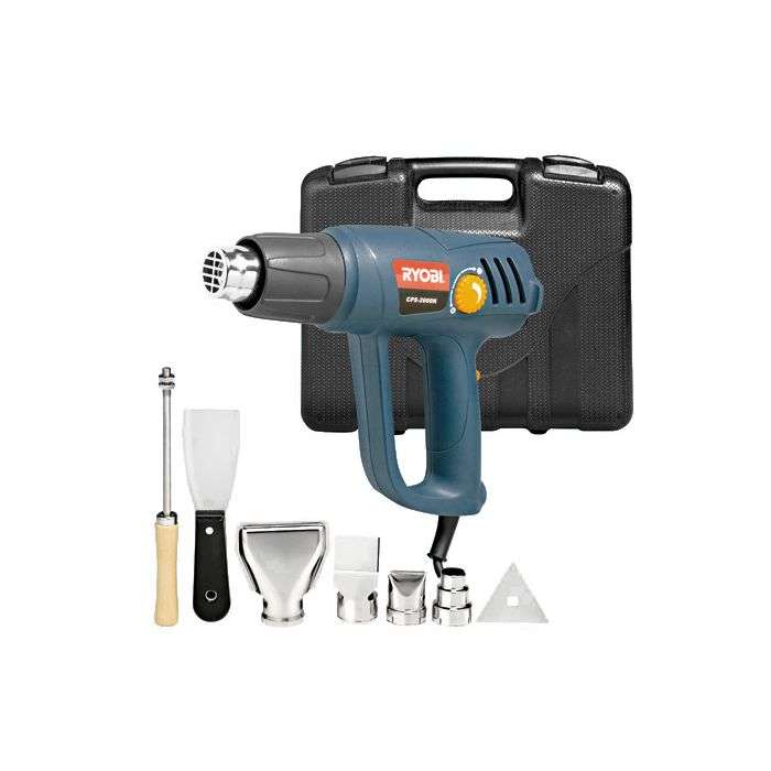 Ryobi - Heat Gun & 6 Piecee Accessory Kit