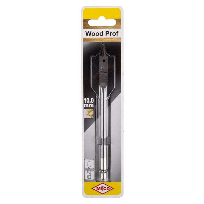 Mitco Wood Flat Drill Bit - 10mm