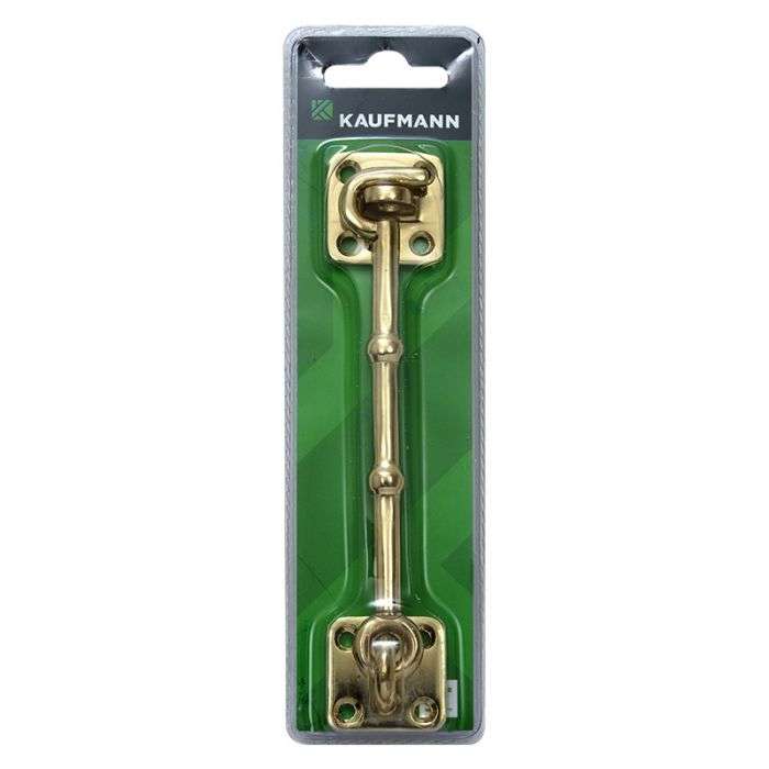 Kaufmann - Cabin Hook 150mm Brass Plated -Zamac - 2 Pack