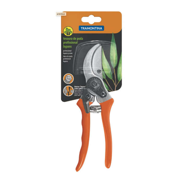 Tramontina - Orange Bypass Pruner Light - 2 Pack