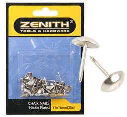 Nails Chair 11x16mm Nickl-Pl 35pc - 2 Pack