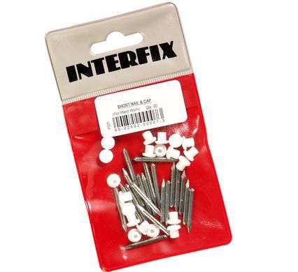 Picture-Hanger Nails + Caps 25mm - Pack of 20 - 2 Pack