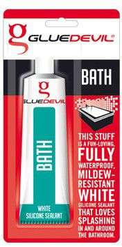 Glue Devil - 90ml Silicone Bath Blister - 2 Pack
