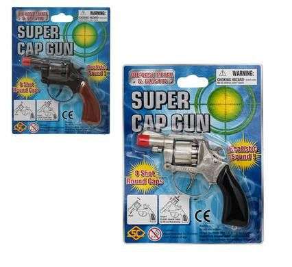 Gun Hand Cap 8 Shot Set - 2 Pack