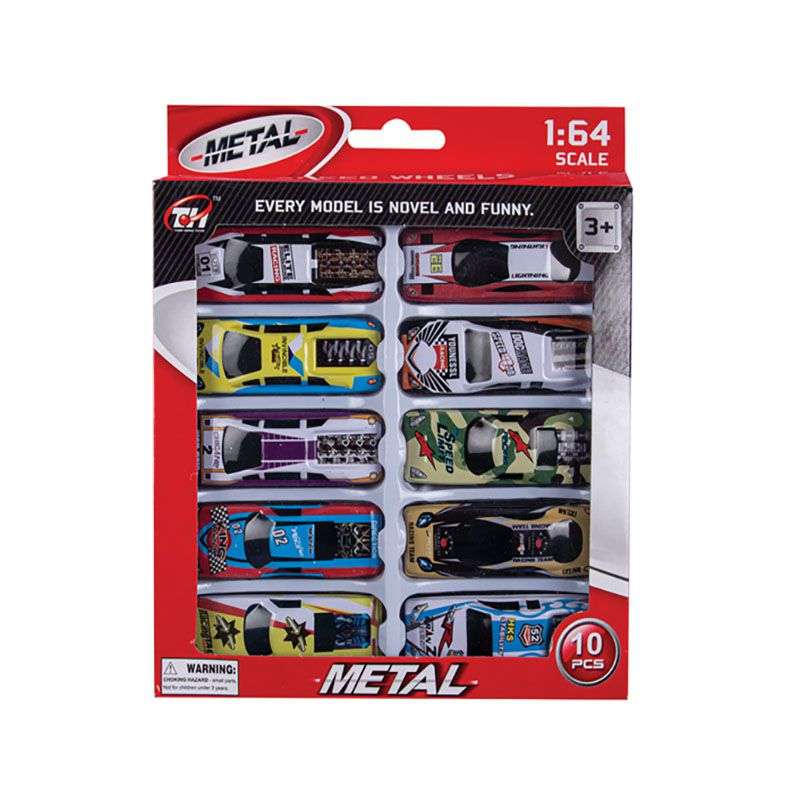 Die Cast Set Racers 10pcs Per Pack - 2 Pack