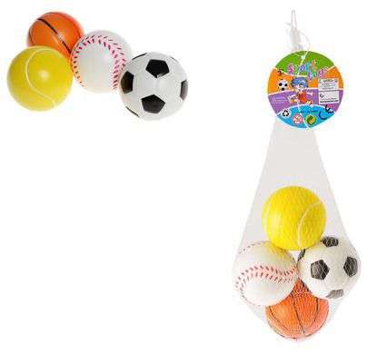 Sport 5.5cm Balls Set Of 4 - 2 Pack