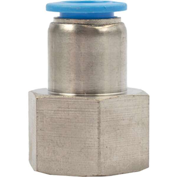 Pu Hose Fitting Straight Stud 10mm-1/2 F - 2 Pack