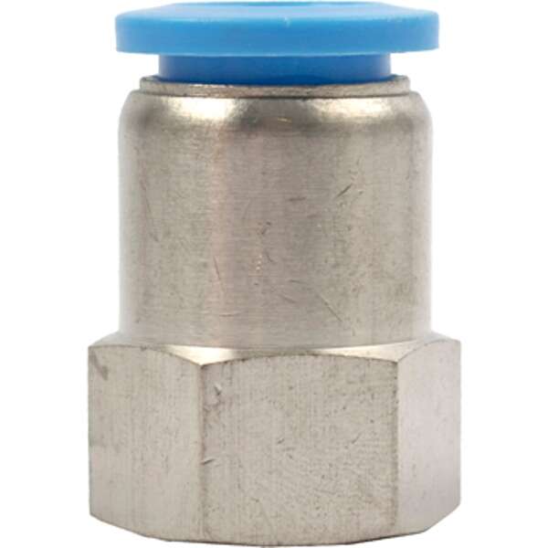 Pu Hose Fitting Straight Stud 12mm-1/4 F - 2 Pack