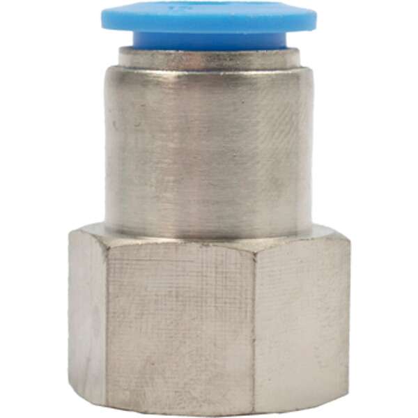 Pu Hose Fitting Straight Stud 12mm-1/2 F - 2 Pack