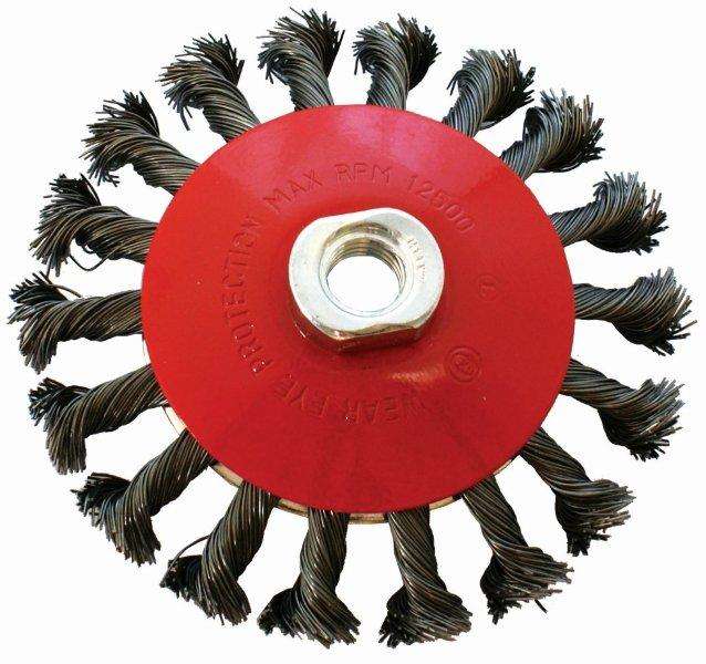 Tork Craft - Wire Cup Brush Twisted Bevel Plain - 2 Pack