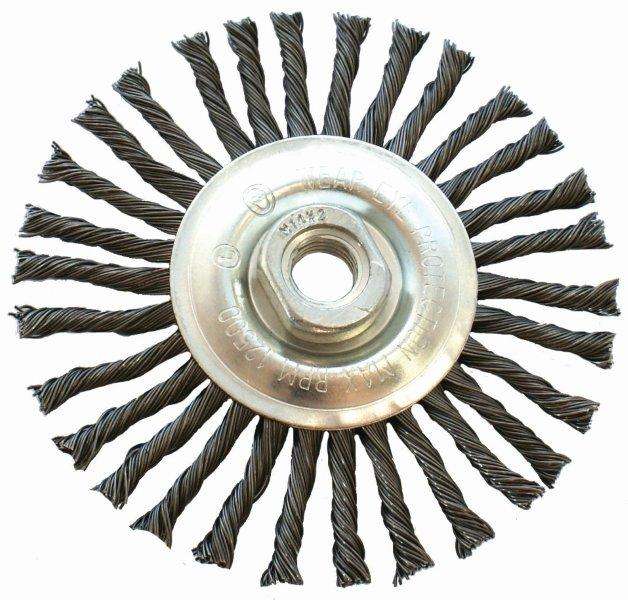 Tork Craft - Wire Wheel Brush Single Section Twisted Stinger - 2 Pack