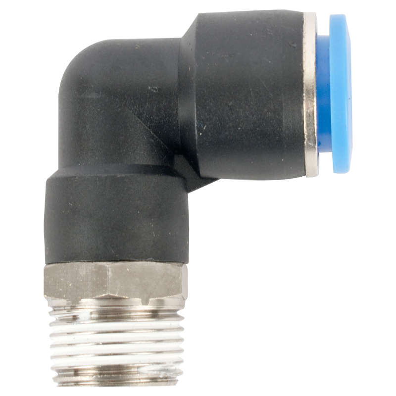 Aircraft - Elbow 12mm-3/8 M Pu Hose Fitting - 2 Pack