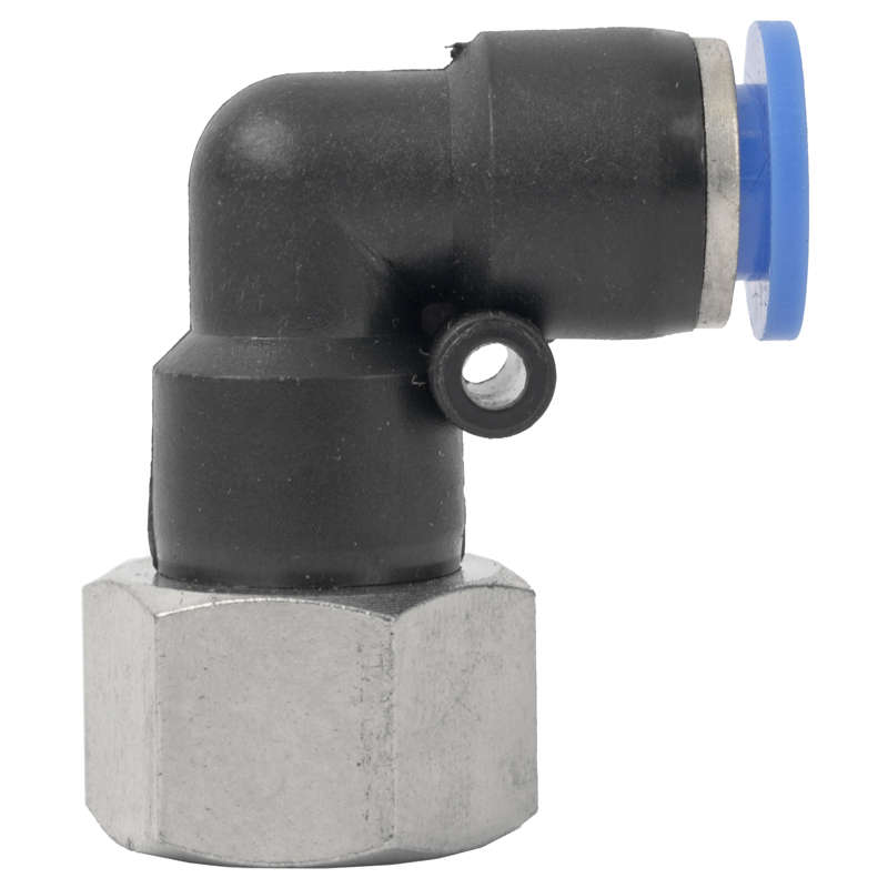 Aircraft - Pu Hose Fitting Elbow 8mm-3/8 F - 2 Pack