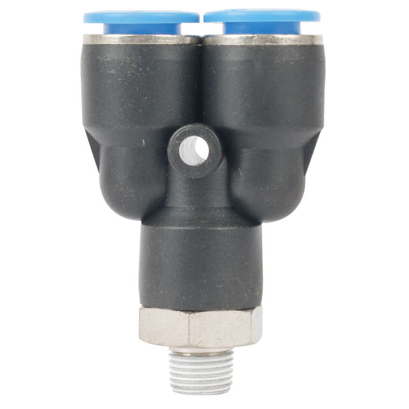 Aircraft - Pu Hose Fitting Y Joint 10mm-1/8 M - 2 Pack