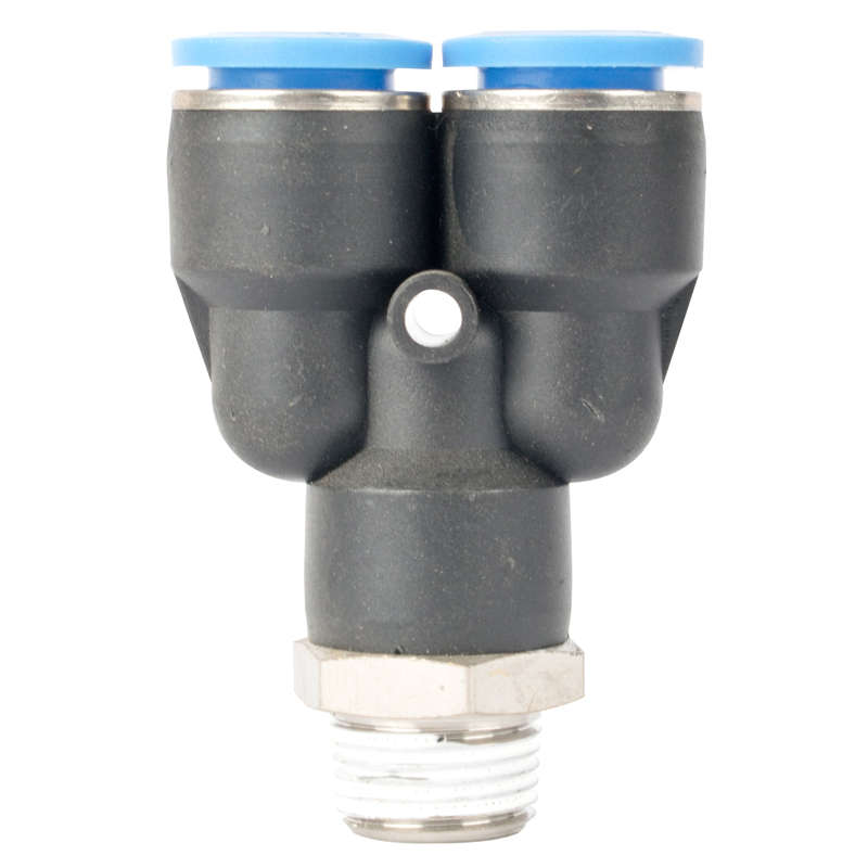 Aircraft - Pu Hose Fitting Y Joint 12mm-1/4 M - 2 Pack