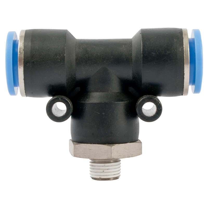 Aircraft - Pu Hose Fitting Tee 12mm-1/8 M - 2 Pack