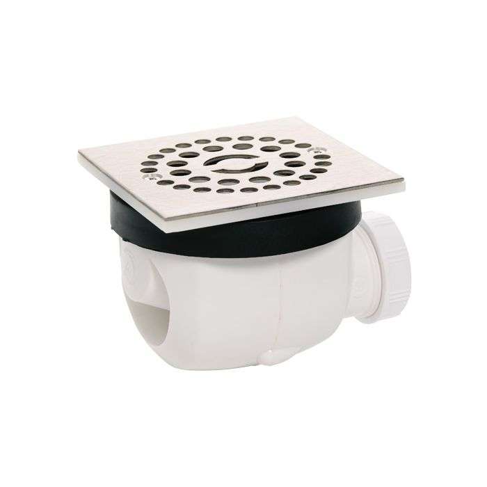 Wirquin - Shower Trap Twisto Sq S/Steel Grid