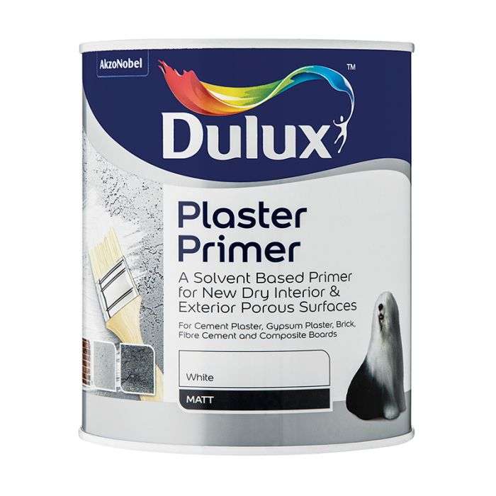 Dulux - Plaster Primer White 1L - 2 Pack