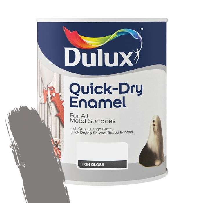 Dulux - Quick Dry Enamel Battleship Grey 1L