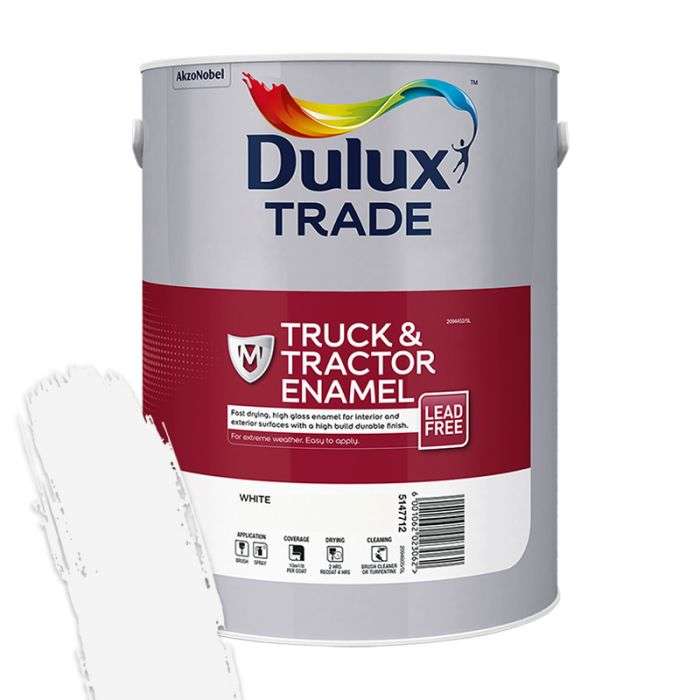 Dulux - Trade Truck & Tractor White 5L