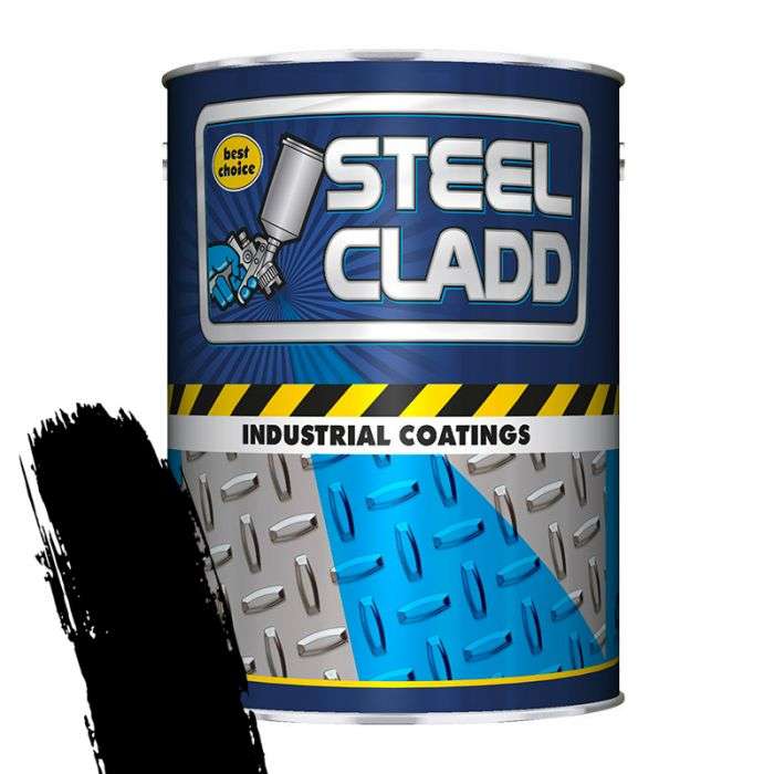 Steel Cladd Quick Dry1L Matt Black - 2 Pack