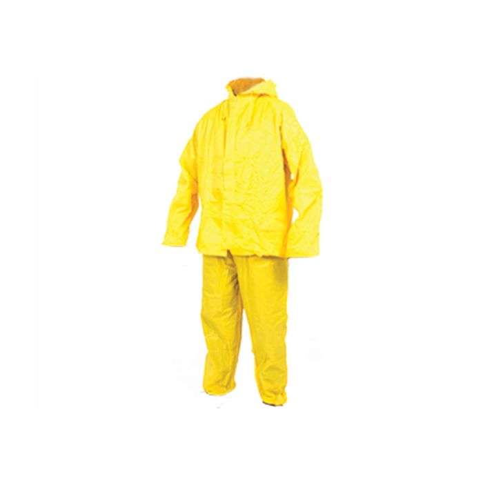 Rainsuit Rubberised Nylon Small Yellow