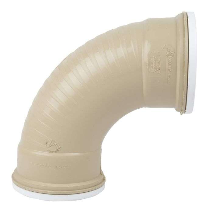 Waste Bend 87.5Deg Ug 110mm L-R Sabs - 2 Pack
