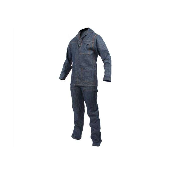Overall 2 Piece Denim Blue Size 28 Pants 32 Jacket